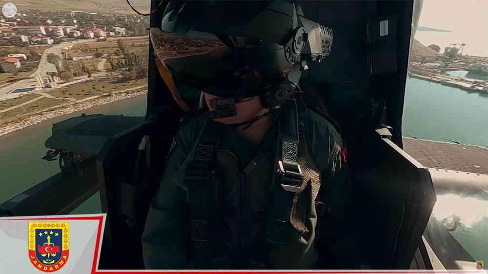 T129 Atak helikopterinin kokpitinden gerçek operasyon görüntüleri