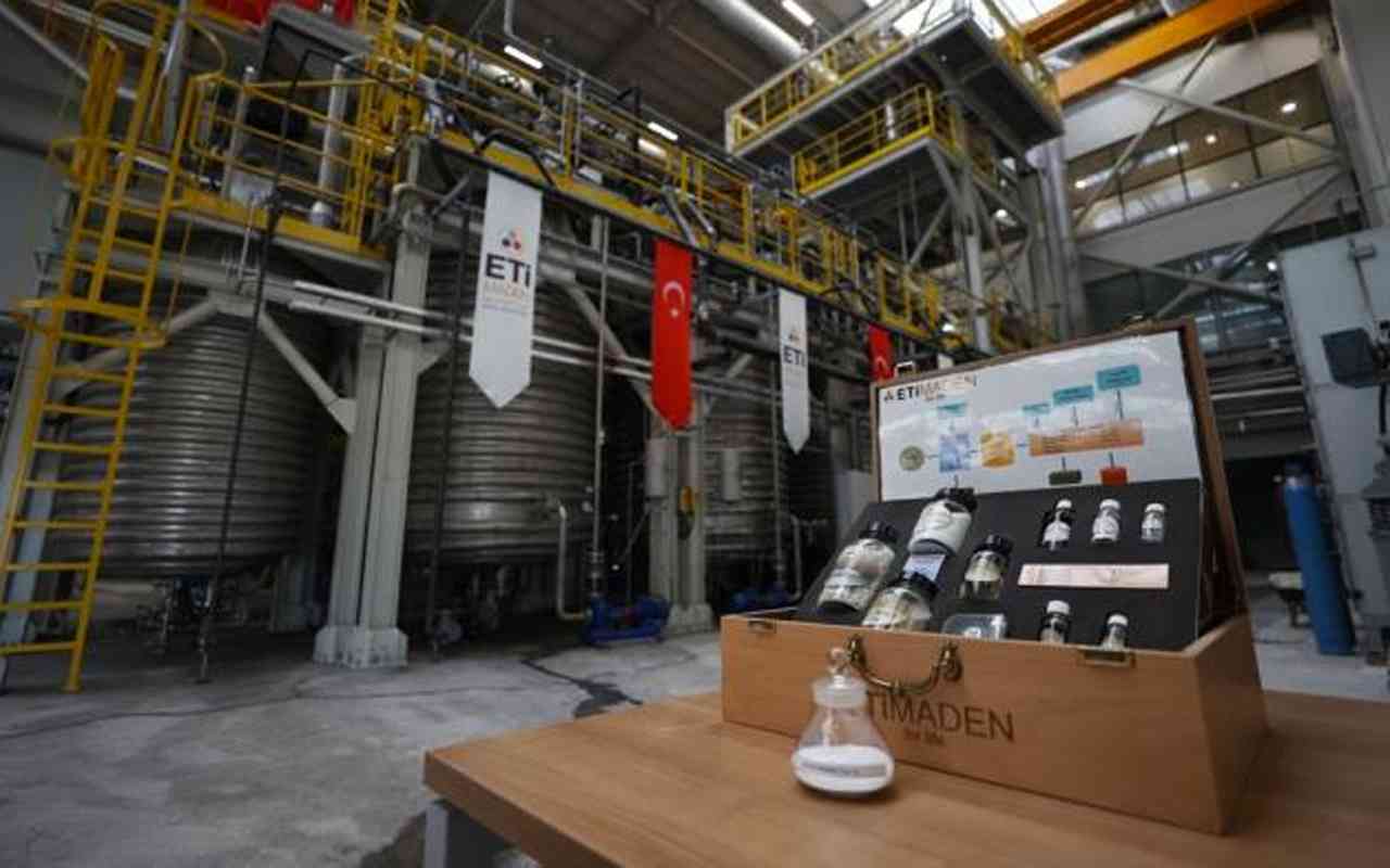Türkiye'nin ilk lityum üretim tesisi açıldı