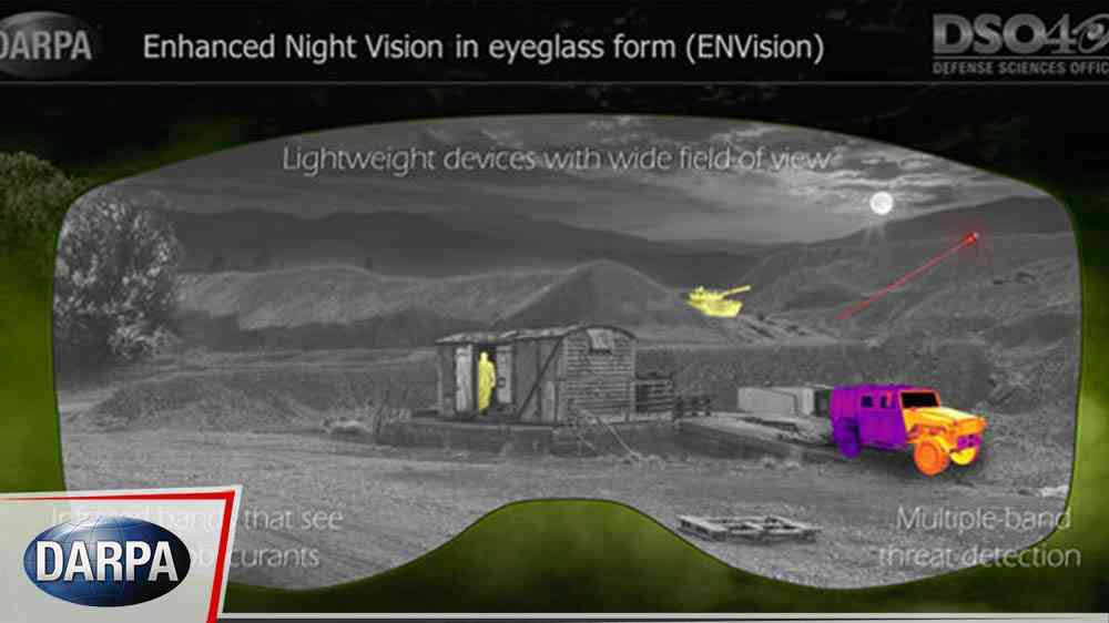 DARPA normal gözlük boyutunda gece görüş gözlükleri üzerinde çalışıyor