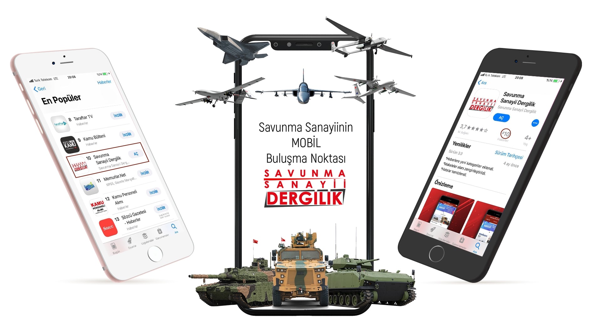 Türkiye’nin en popüler 10 mobil uygulamasından biriyiz