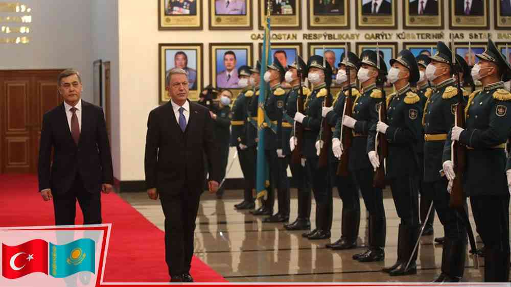 MSB Bakanı Hulusi Akar Kazakistan'da: "Ana Vatan'dan Ata Vatan'a hoş geldiniz"