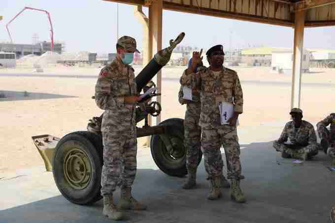 TSK’dan Katar Özel Kuvvetler Komutanlığı birimlerine havan eğitimi