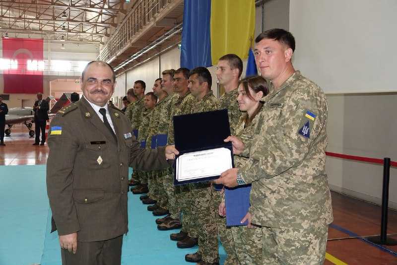 Ukraynalı askerler, Bayraktar TB2 eğitimlerini tamamladı