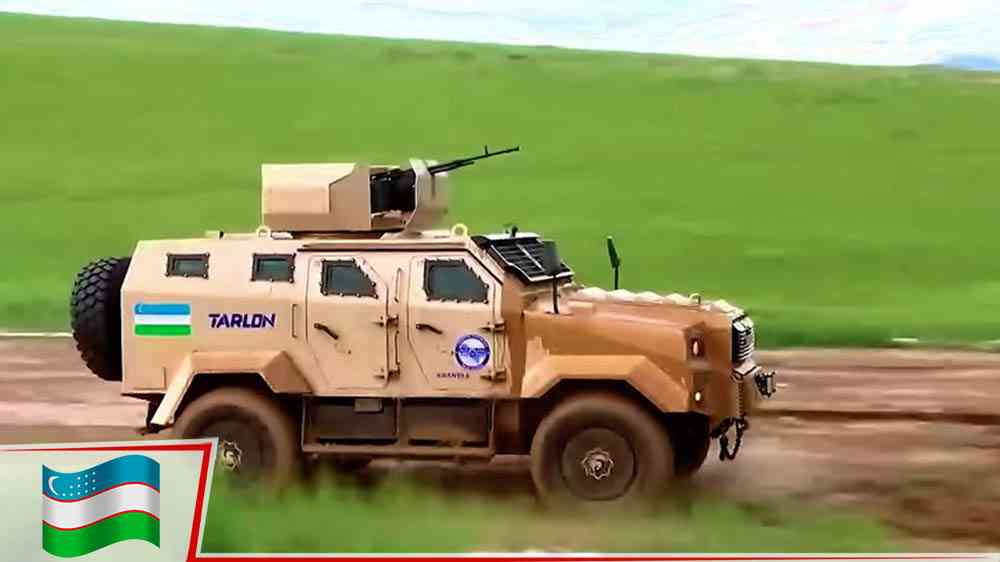 Özbekistan'da Türk zırhlısı 'Ejder Yalçın'a benzer prototip araç ortaya çıktı