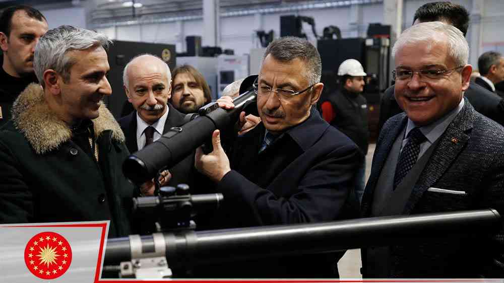 Cumhurbaşkanı Yardımcısı Oktay, savunma sanayii firmalarını ziyaret etti