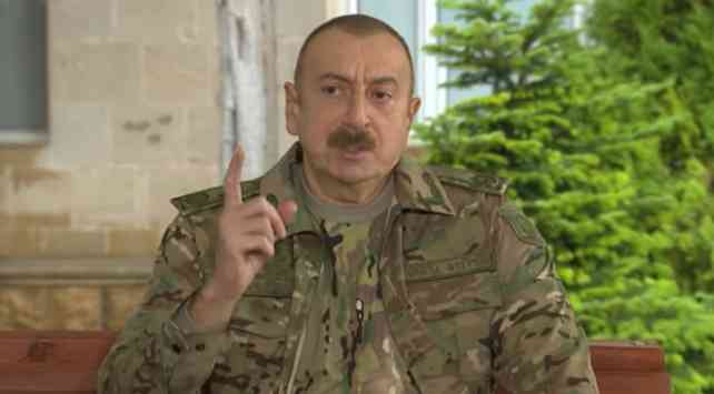 İlham Aliyev: "Ermenistan tazminat ödeyecek"