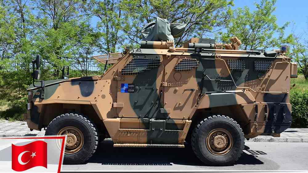 NATO, Türk zırhlı aracı Vuran’ı tanıttı