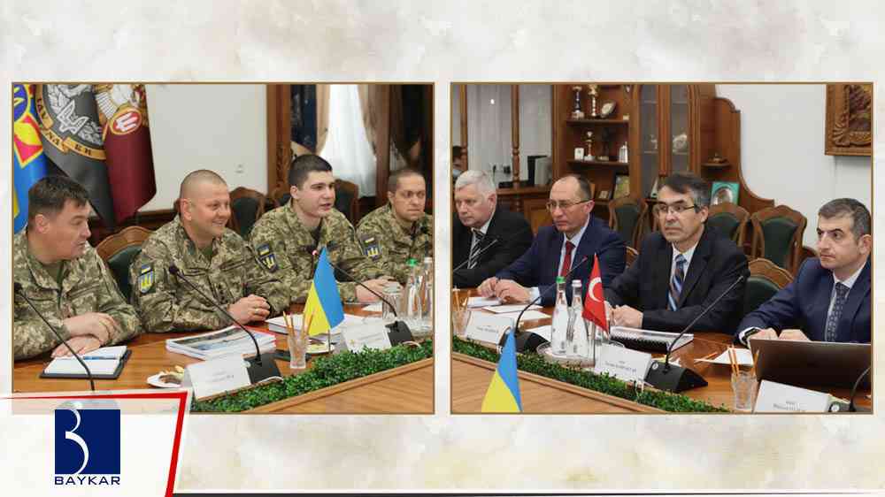 Haluk Bayraktar, Ukrayna Genelkurmay Başkanı ile bir araya geldi