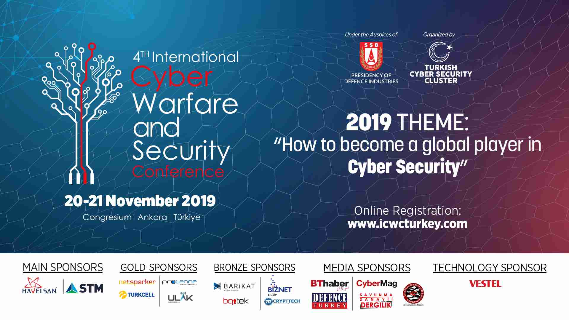 4. Siber Savaş ve Güvenlik Konferansı 20-21 Kasım’da Ankara’da