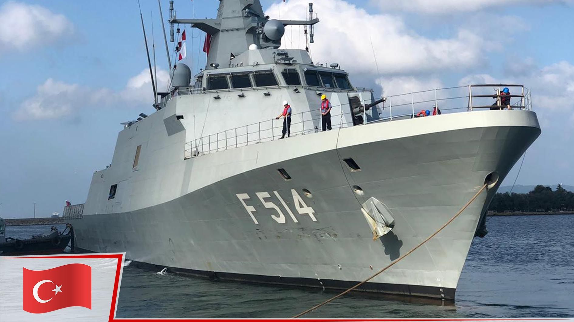 Türkiye'nin 4. milli gemisi TCG Kınalıada donanmaya teslim edildi