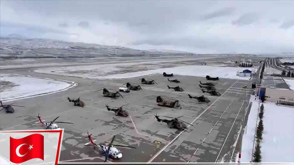 KKK, jandarma ve emniyete ait helikopterler deprem bölgesine sevk edildi