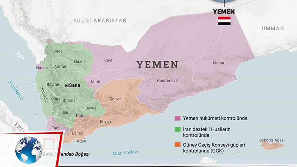 Kızıldeniz’deki gerginliğin gölgesinde Yemen’deki hakimiyet haritası