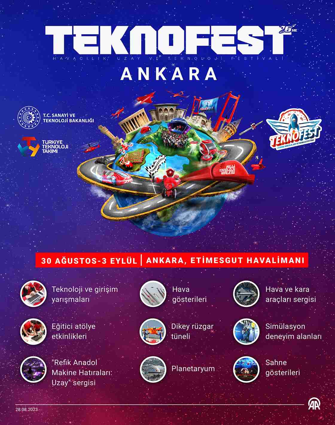 TEKNOFEST heyecanı Ankara’da
