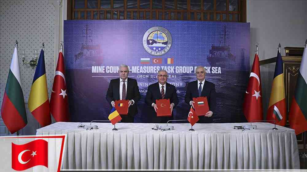 Karadeniz’de mayın tehlikesine karşı “Üçlü Girişim” mutabakatı imzalandı