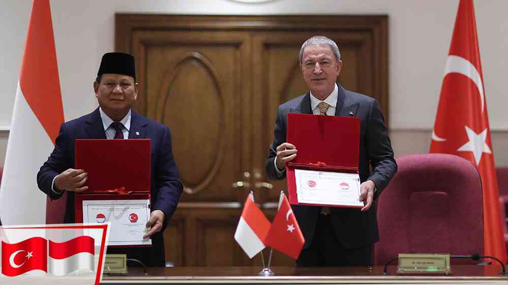 Türkiye ile Endonezya arasında askeri iş birliği uygulama planı imzalandı